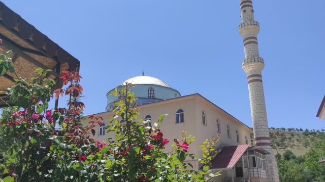 Akcakiraz Beldesi Yesilyurt Mahallesi Camisi güller